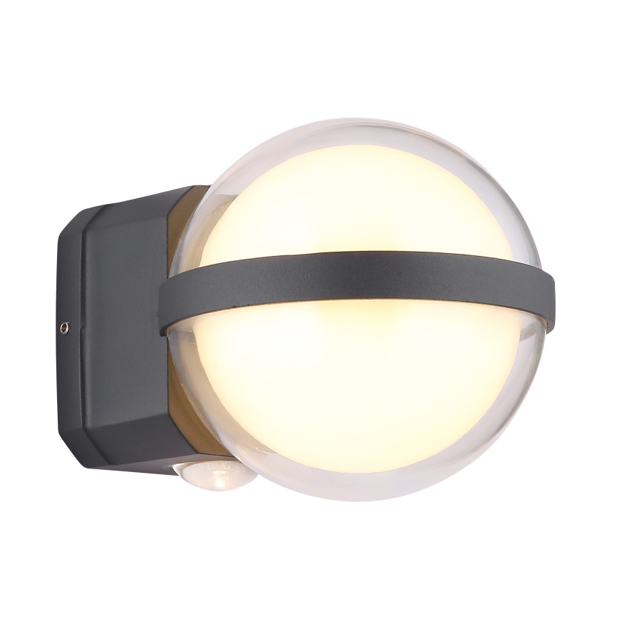 Globo - LED Venkovní nástěnné svítidlo LED/12W/230V IP54 černá