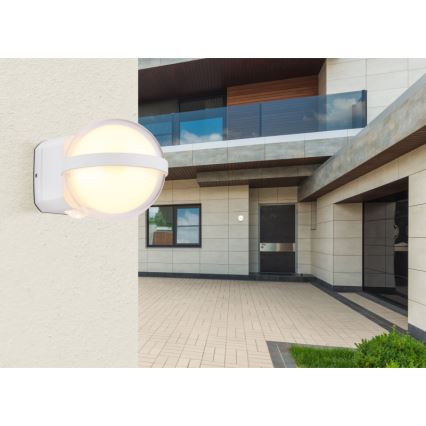 Globo - LED Venkovní nástěnné svítidlo LED/12W/230V IP54 bílá