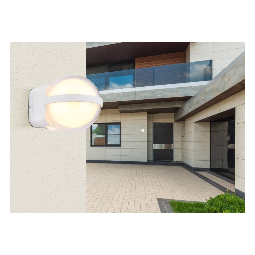 Globo - LED Venkovní nástěnné svítidlo LED/12W/230V IP54 bílá