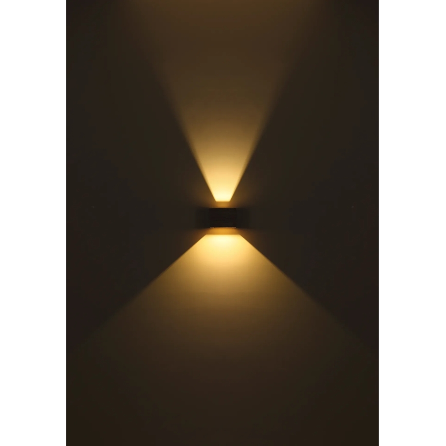 Globo - LED Venkovní nástěnné svítidlo se senzorem 2xLED/3W/230V IP54