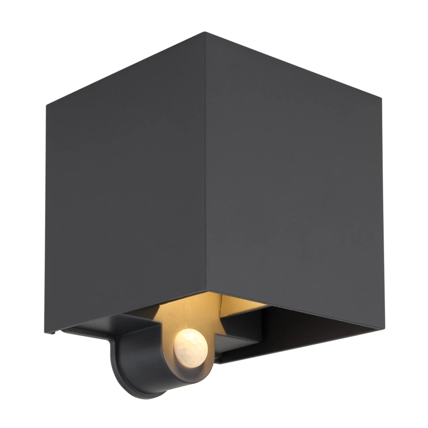 Globo - LED Venkovní nástěnné svítidlo se senzorem 2xLED/3W/230V IP54