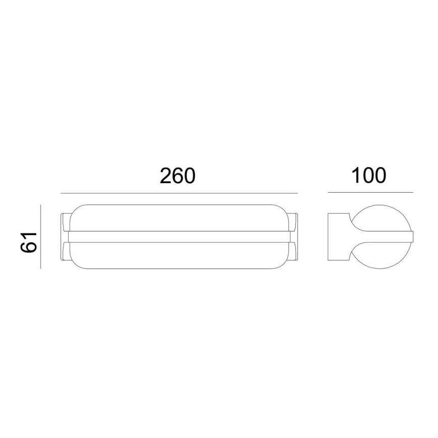 Globo - LED Venkovní nástěnné svítidlo LED/20W/230V IP54