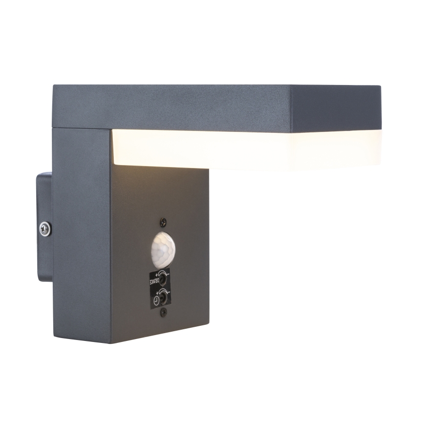 Globo - LED Venkovní nástěnné svítidlo se senzorem LED/9,5W/230V IP44