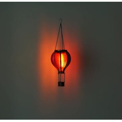 Globo - Závěsná solární dekorace 20xLED/0,5W/3V IP44 létající balón