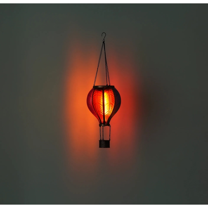 Globo - Závěsná solární dekorace 20xLED/0,5W/3V IP44 létající balón