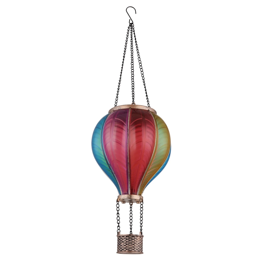 Globo - Závěsná solární dekorace 20xLED/0,5W/3V IP44 létající balón