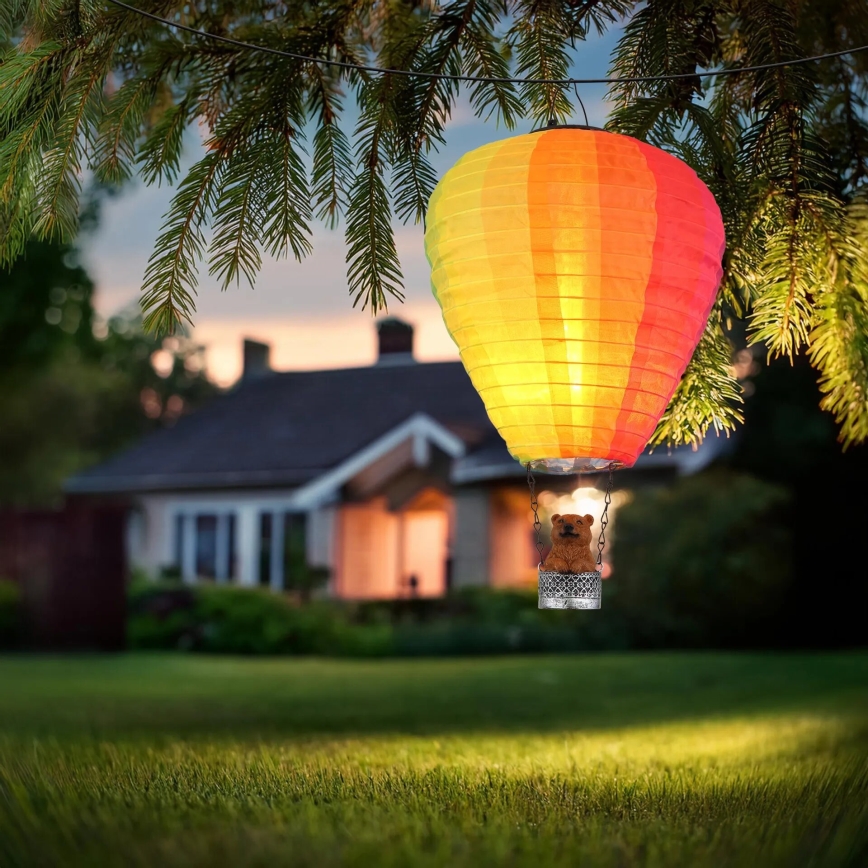 Globo - LED Závěsná solární dekorace 24xLED/0,06W/3V IP44 létající balón