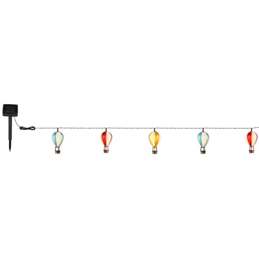 Globo - LED Solární řetěz 9xLED/0,06W/3V 390 cm IP44