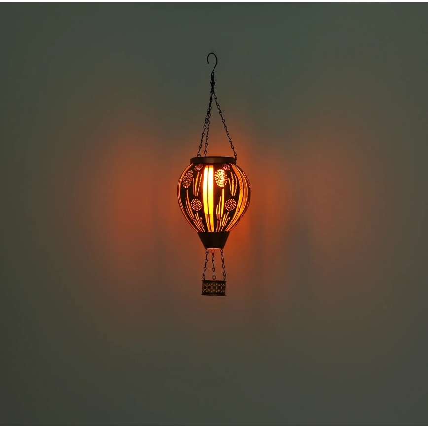 Globo - LED Závěsná solární dekorace 12xLED/0,02W/3V IP44 létající balón
