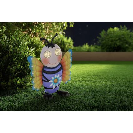 Globo - LED Solární svítidlo 104xLED/3V IP44 300 mAh včela