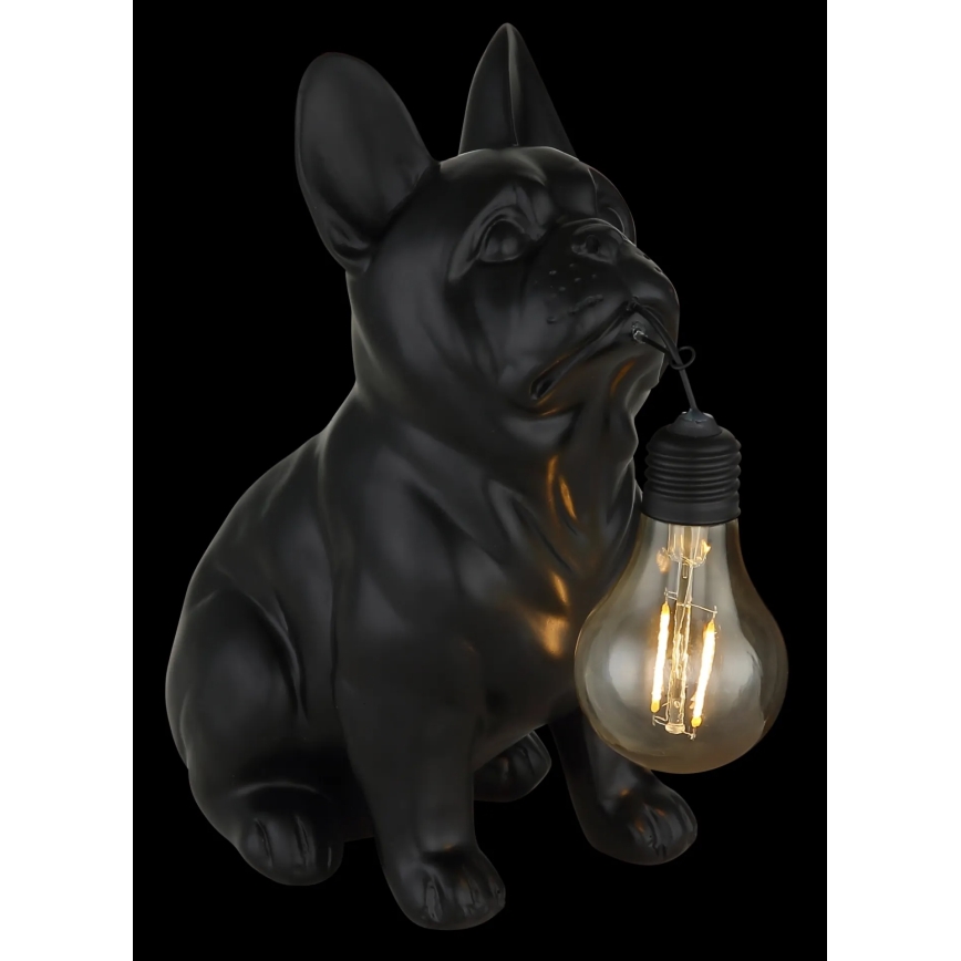 Globo - LED Solární svítidlo LED/3V IP44 300 mAh černý pes