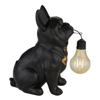 Globo - LED Solární svítidlo LED/3V IP44 300 mAh černý pes