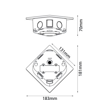 Globo - LED Solární svítidlo LED/0,5W/3,2V IP54