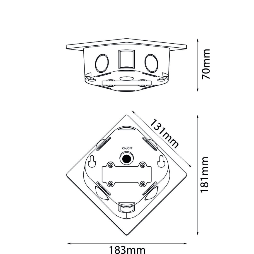 Globo - LED Solární svítidlo LED/0,5W/3,2V IP54