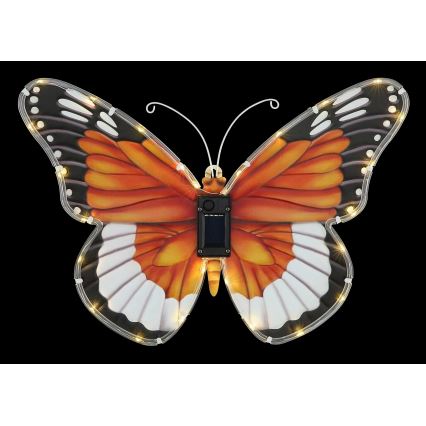 Globo - LED Solární svítidlo LED/3V IP44 200 mAh motýl