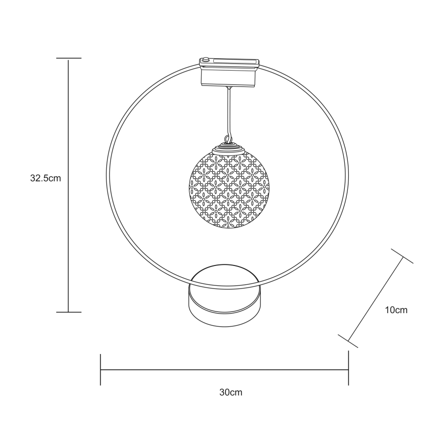 Globo - LED Solární svítidlo LED/0,06W/1,2V stříbrná IP44