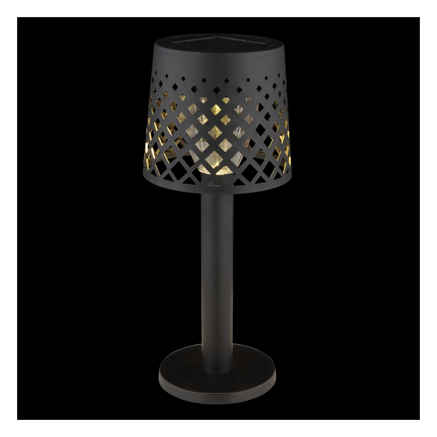 Globo - LED Solární svítidlo LED/0,06W/3,2V 3000K IP44 černá