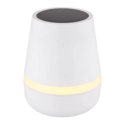 Globo - LED Solární lampa 10xLED/0,06W/3V IP44 bílá