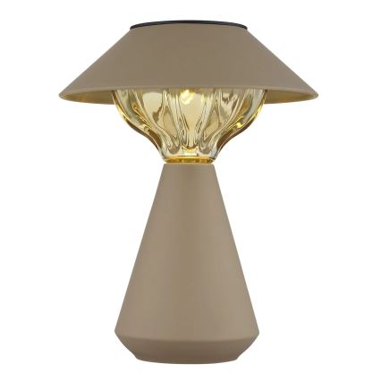 Globo - LED Solární lampa 10xLED/0,06W/1,2V IP44 hnědá