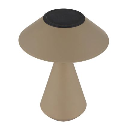 Globo - LED Solární lampa 10xLED/0,06W/1,2V IP44 hnědá