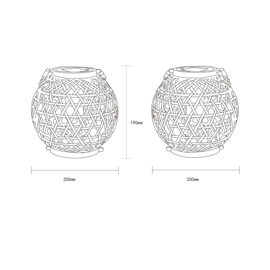 Globo - LED Solární svítidlo LED/0,02W/3V IP44 300 mAh