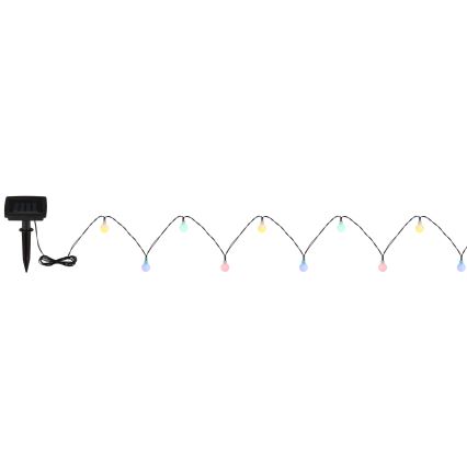 Globo - LED Solární řetěz 20xLED/1,2V IP44 300 mAh 5,8 m