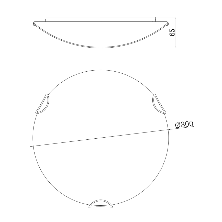 Globo - Stropní svítidlo 2xE27/60W/230V
