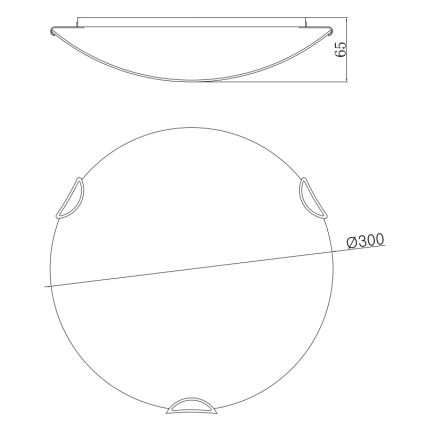 Globo 40402-2 - Stropní svítidlo CALIMERO I 2xE27/60W/230V