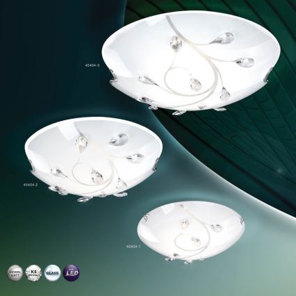 GLOBO 40404-3 - Stropní svítidlo BURGUNDY 3xE27/60W/230V