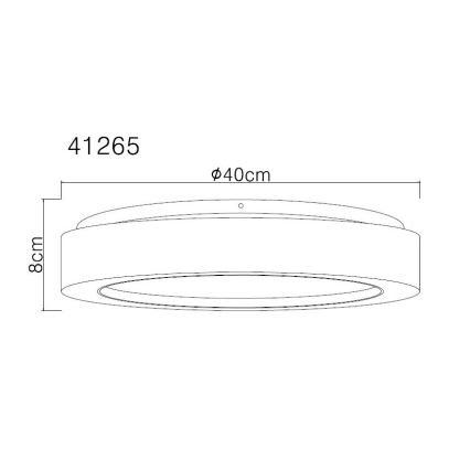 Globo - LED Stropní svítidlo LED/24W/230V pr. 40 cm 3000K bílá