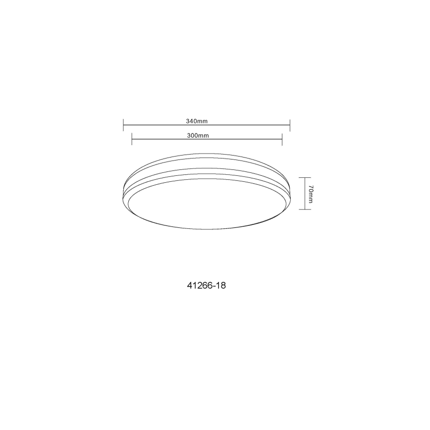 Globo - LED RGBW Stmívatelné stropní svítidlo LED/18W/230V 2700-6000K + dálkové ovládání