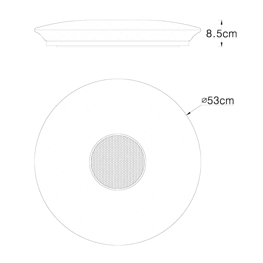 Globo - LED RGBW Stmívatelné stropní svítidlo LED/50W/230V + dálkové ovládání