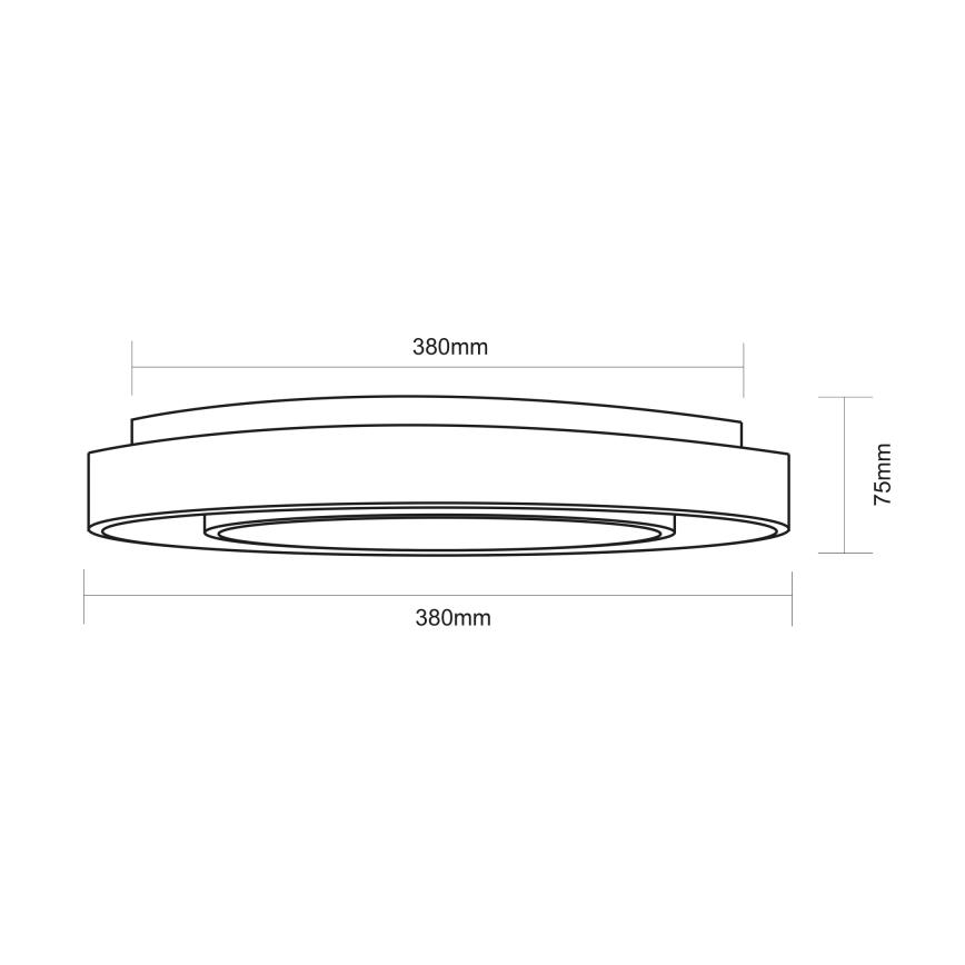 Globo - LED RGBW Stmívatelné stropní svítidlo LED/24W/230V 3000-6500K+ dálkové ovládání