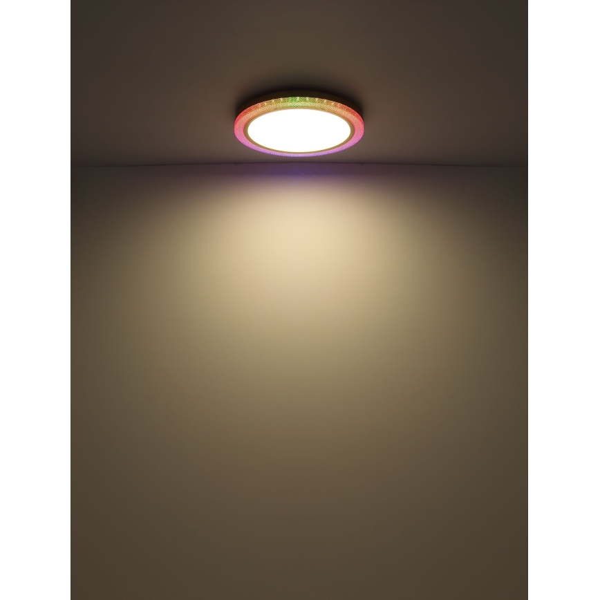 Globo - LED RGBW Stmívatelné stropní svítidlo LED/20W/230V 2700-6500K + dálkové ovládání