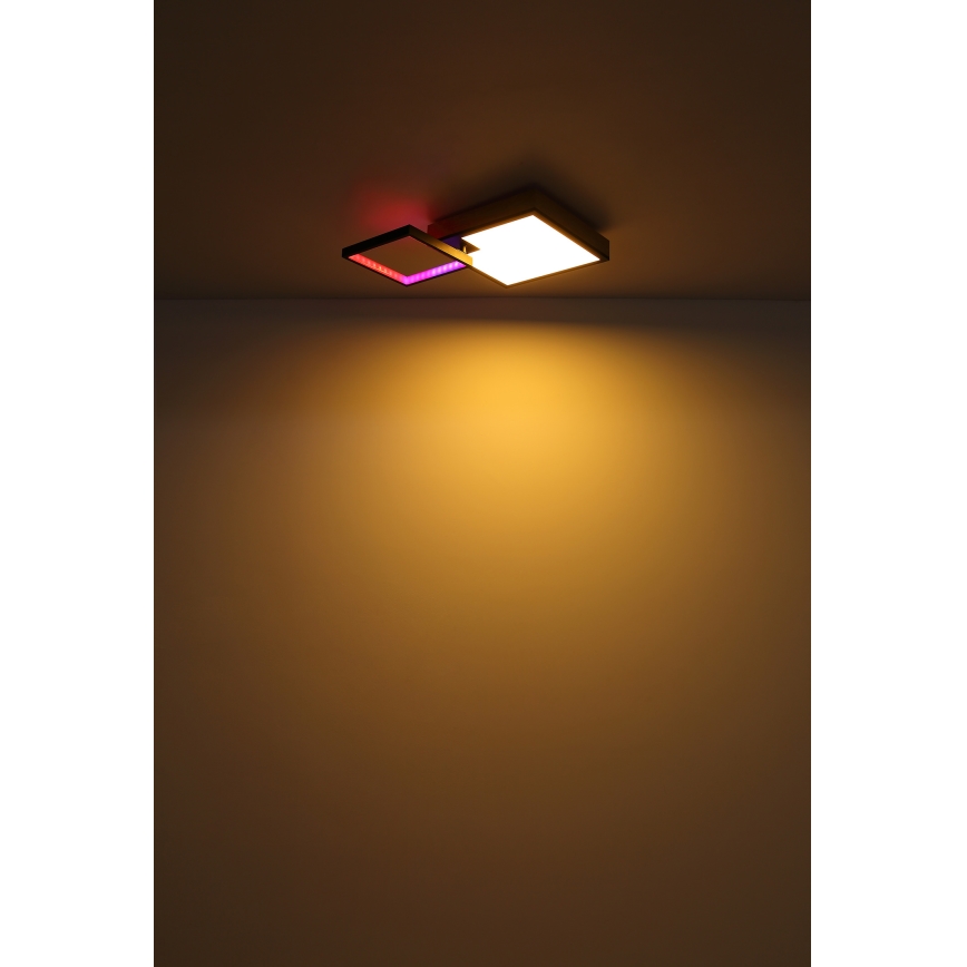 Globo - LED RGBW Stmívatelné svítidlo LED/21W/230V + LED/3W 2700-6500K + dálkové ovládání