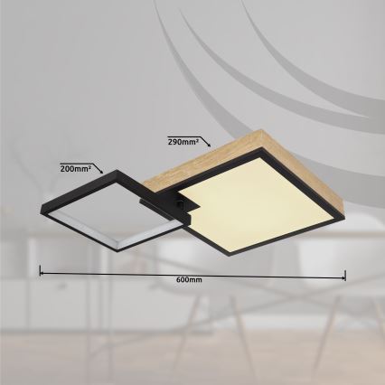 Globo - LED RGBW Stmívatelné svítidlo LED/21W/230V + LED/3W 2700-6500K + dálkové ovládání