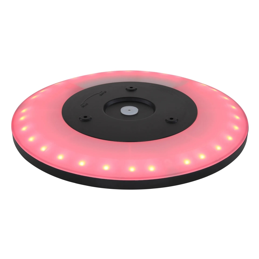 Globo - LED RGB Stmívatelné koupelnové stropní svítidlo LED/18W/230V 3000-6000K + dálkové ovládání IP44 černá