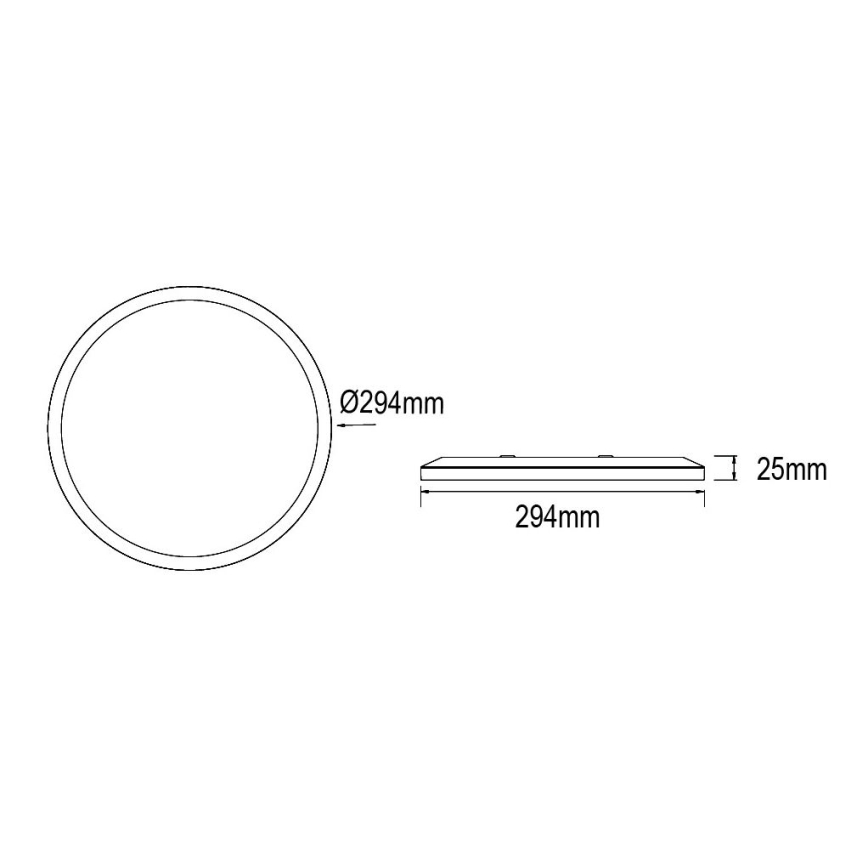 Globo - LED Stmívatelné koupelnové stropní svítidlo LED/18W/230V pr. 29,4 cm IP44 bílá