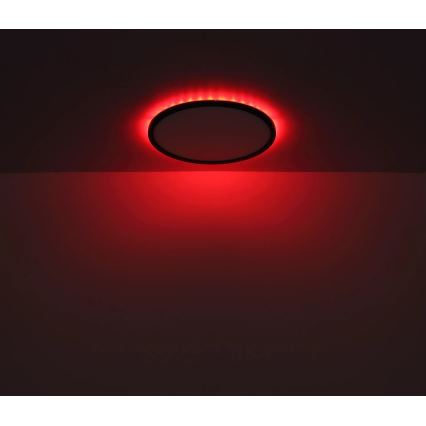 Globo - LED RGB Stmívatelné koupelnové stropní svítidlo LED/21W/230V 3000-6000K + dálkové ovládání IP44 černá