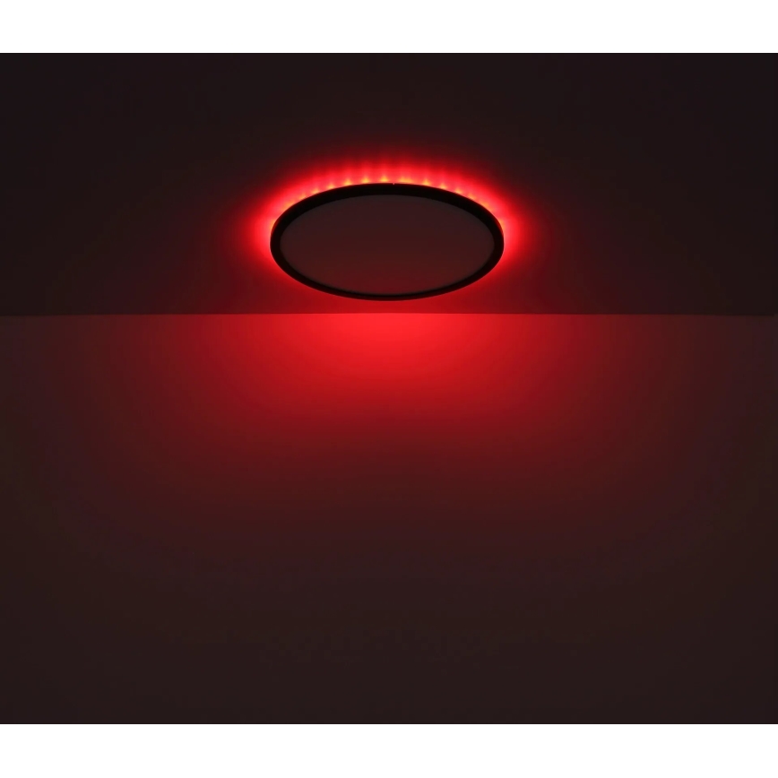 Globo - LED RGB Stmívatelné koupelnové stropní svítidlo LED/21W/230V 3000-6000K + dálkové ovládání IP44 černá
