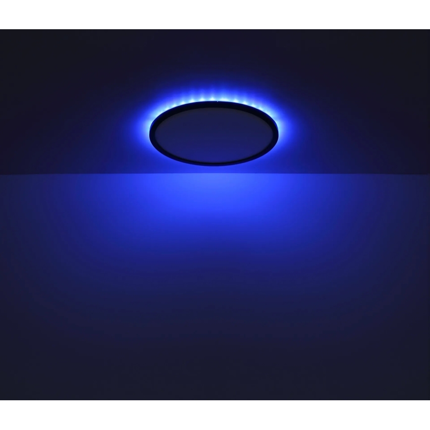 Globo - LED RGB Stmívatelné koupelnové stropní svítidlo LED/21W/230V 3000-6000K + dálkové ovládání IP44 černá