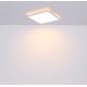 Globo - LED Stmívatelné koupelnové stropní svítidlo LED/18W/230V 29,4x29,4 cm IP44 bílá