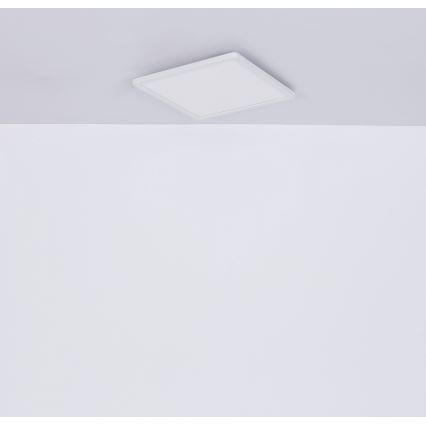 Globo - LED Stmívatelné koupelnové stropní svítidlo LED/18W/230V 29,4x29,4 cm IP44 bílá