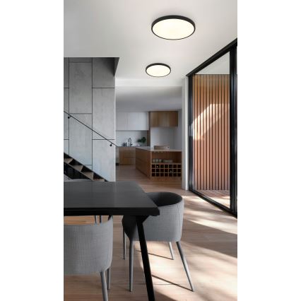 Globo - LED Stropní svítidlo LED/15W/230V 4000K pr. 23 cm černá
