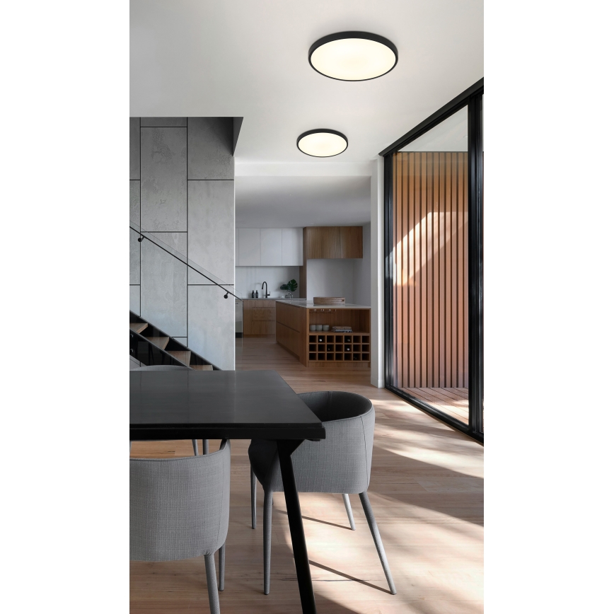 Globo - LED Stropní svítidlo LED/15W/230V 4000K pr. 23 cm černá