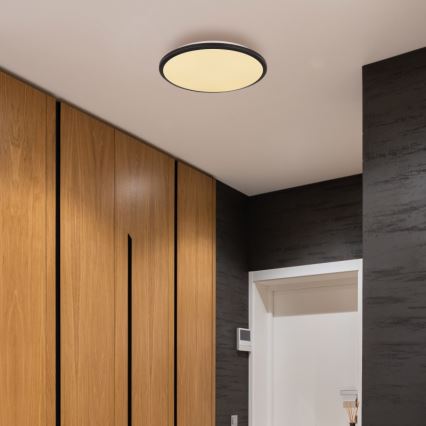 Globo - LED Stropní svítidlo LED/18W/230V 3000K pr. 35 cm černá