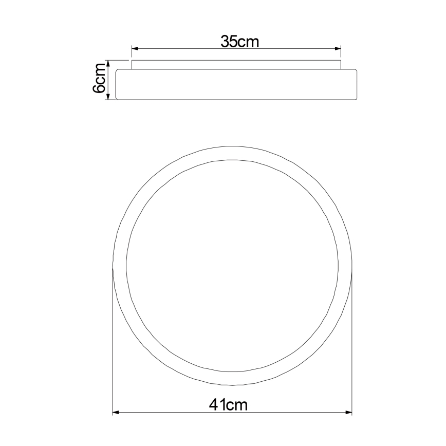 Globo - LED Stmívatelné stropní svítidlo LED/18W/230V 2700-6500K + dálkové ovládání