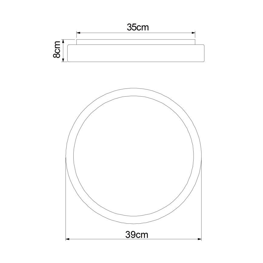 Globo - LED Stmívatelné stropní svítidlo LED/18W/230V + dálkové ovládání