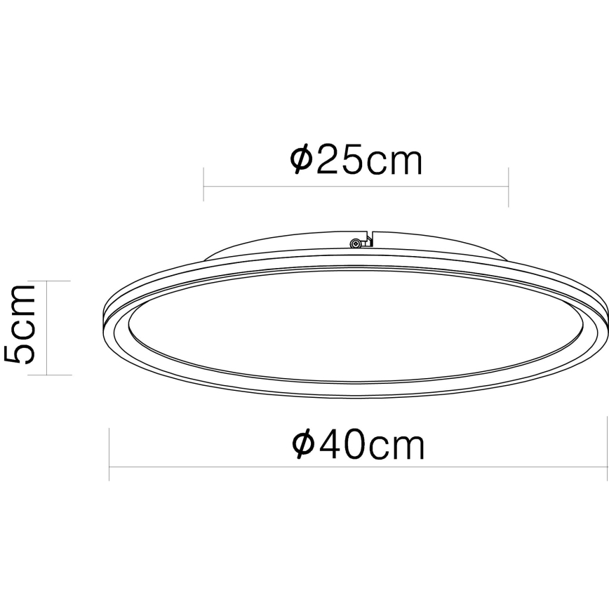 Globo - LED Stropní svítidlo LED/39W/230V pr. 40 cm