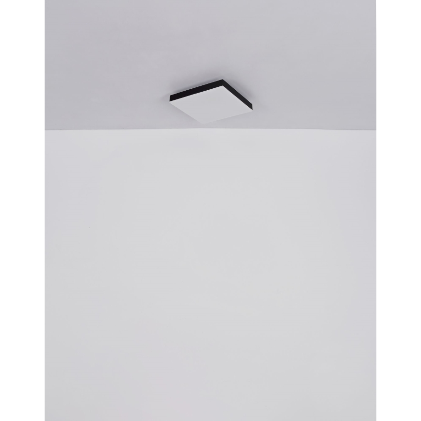 Globo - LED Stropní svítidlo LED/18W/230V 30x30 cm černá